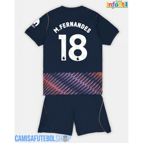 Camisa de time de futebol Tottenham Hotspur Mateus Fernandes #18 Replicas 2º Equipamento Infantil 2026-27 Manga Curta (+ Calças curtas)